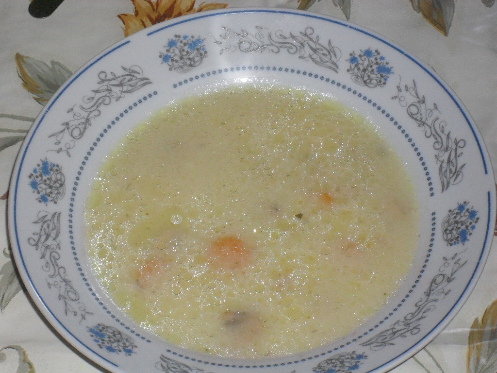 bela čorba sa mlekom