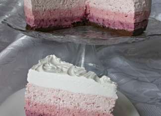 Ombre cheesecake