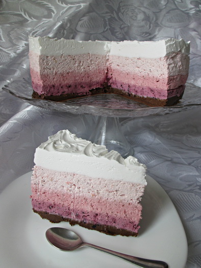 Ombre cheesecake