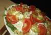 Salata sa kačamakom i povrćem