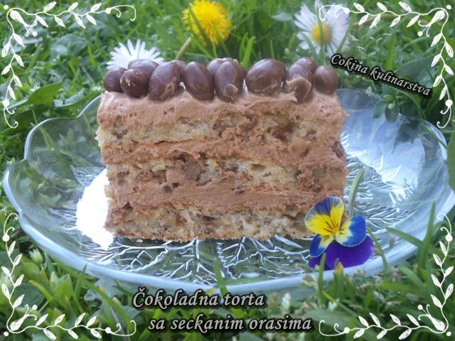 Čokoladna torta sa seckanim orasima